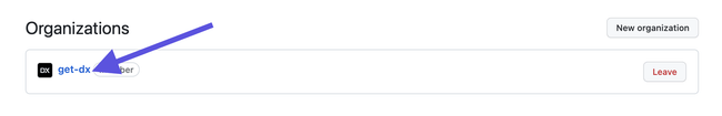GitHub Organizations Page Screenshot